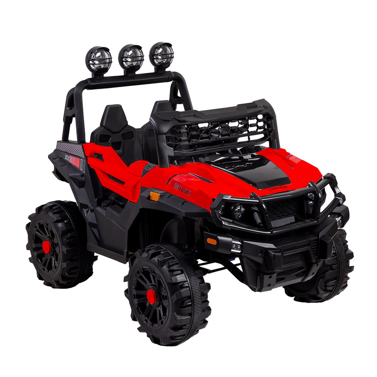 Auto a Batería Jeep Explorer 4x4 Niños Infantil Rojo