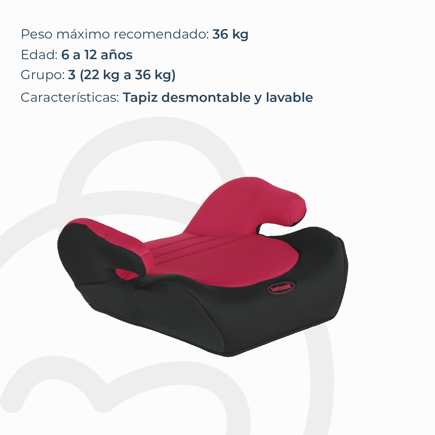 Alzador Booster Rojo Bebesit