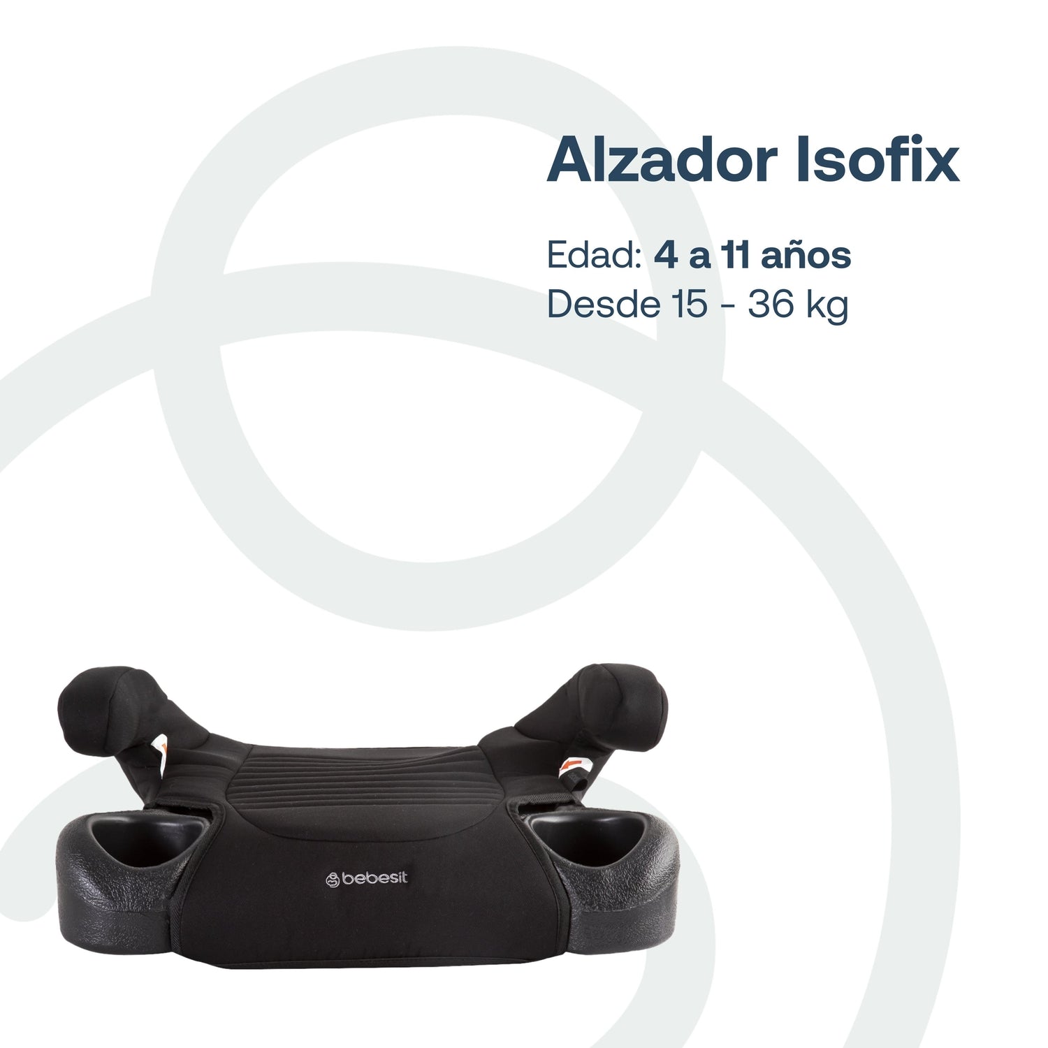 Alzador Isofix Negro Bebesit