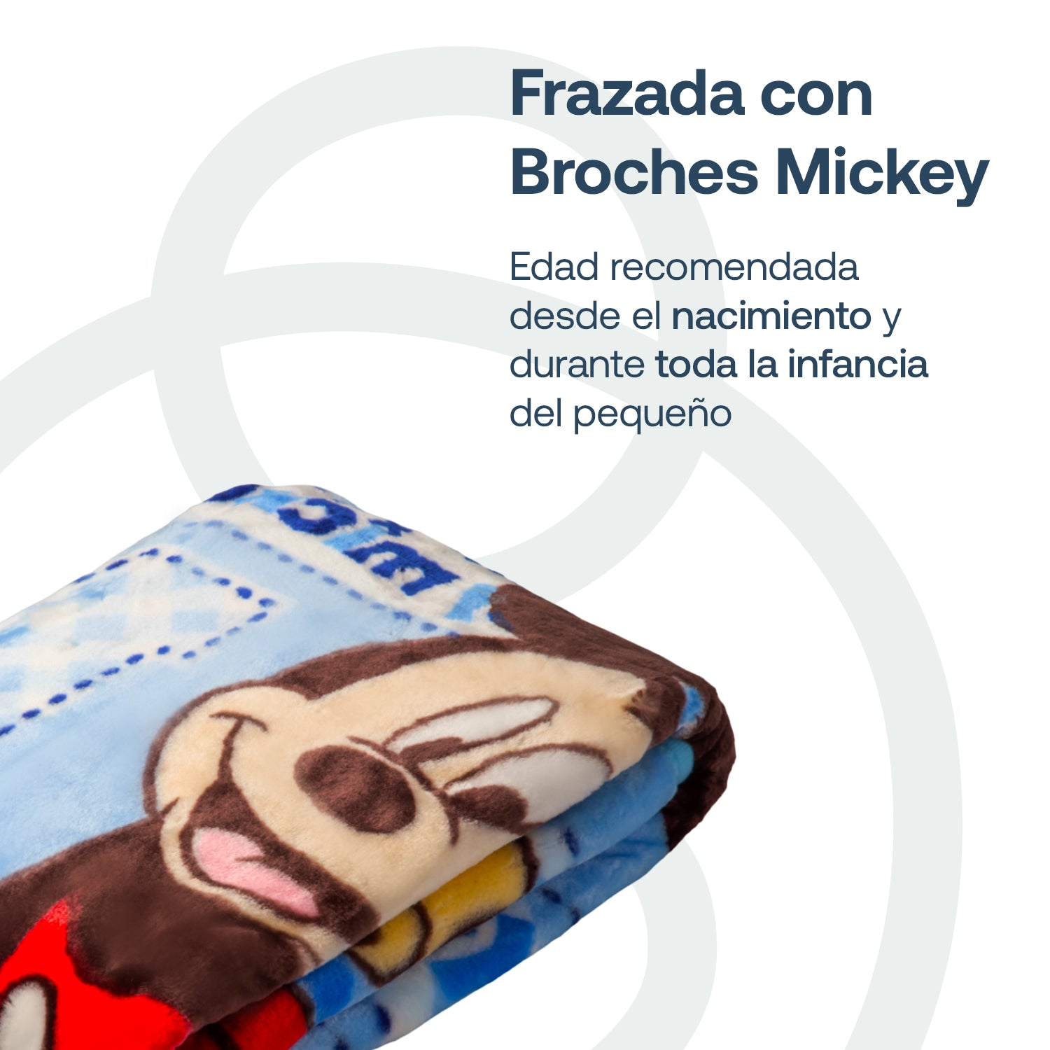 Frazada con Broches Mickey