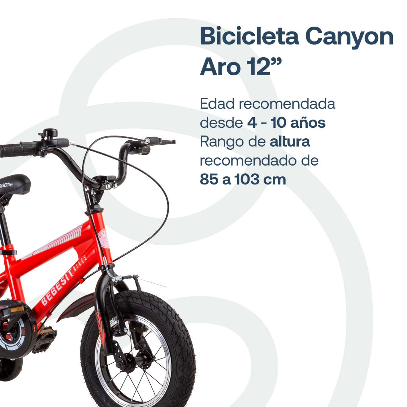 Bicicleta Infantil Canyon Aro 12 Roja