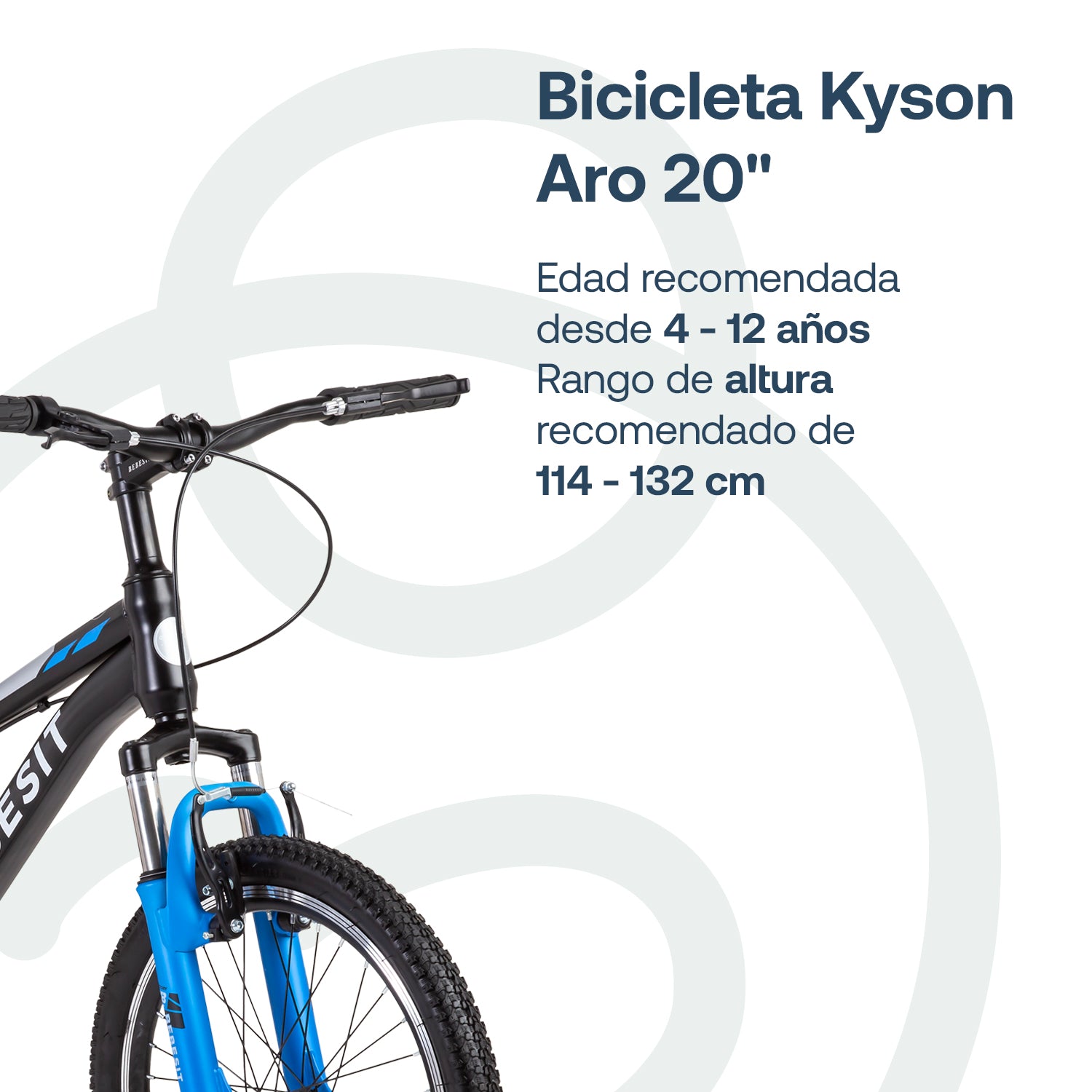 Bicicleta Infantil  Kyson Aro 20 Azul