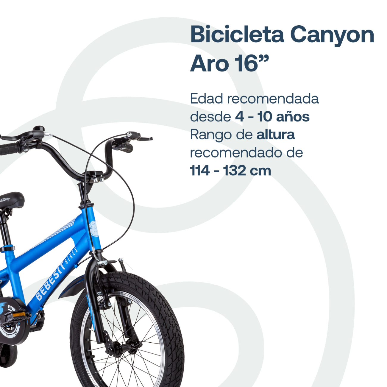 Bicicleta Infantil Canyon Aro 16 Azul