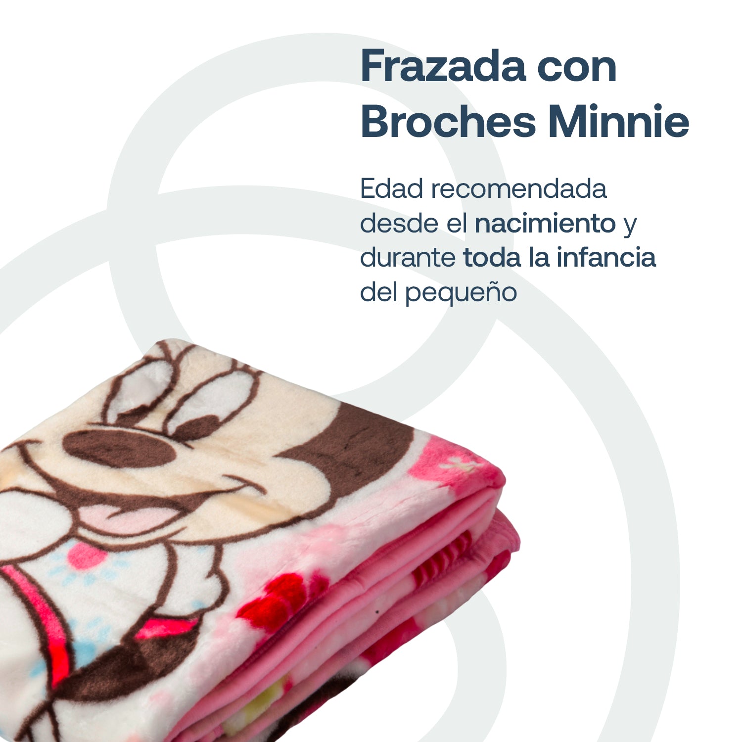 Frazada con Broches Minnie