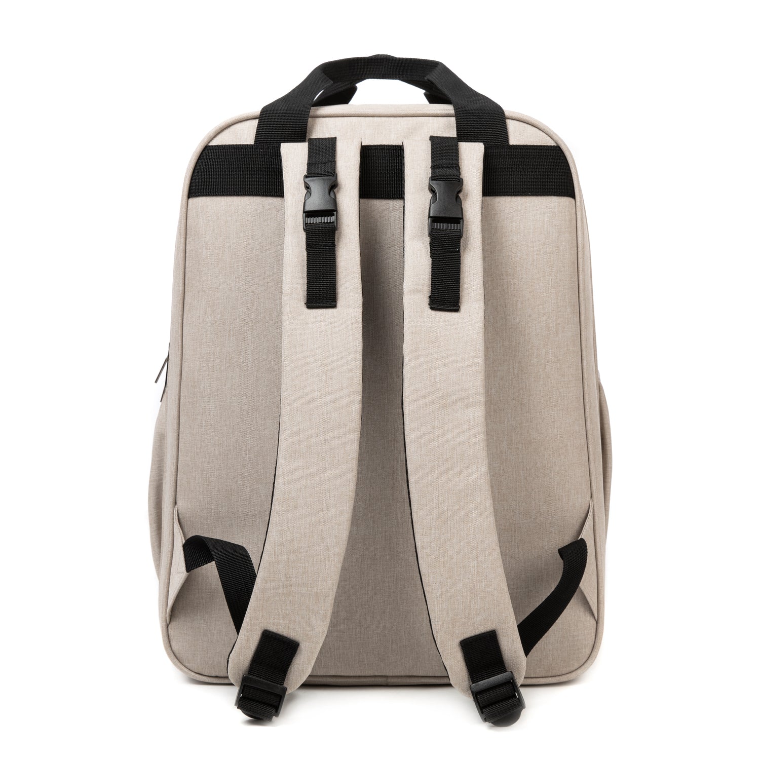 Mochila 3 Maternal En 1 Pañalera Cuna Y Mudador Portátil Beige