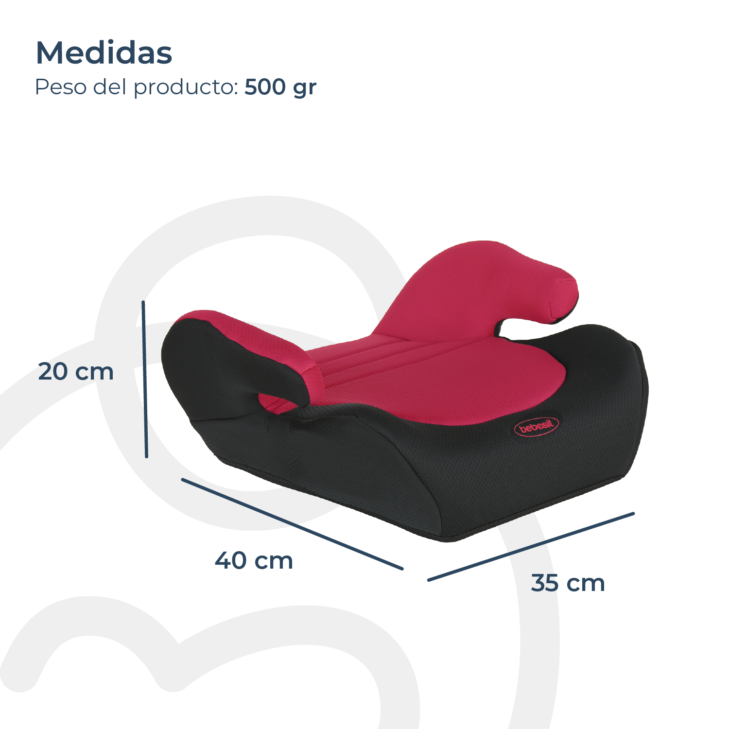 Alzador Booster Rojo Bebesit