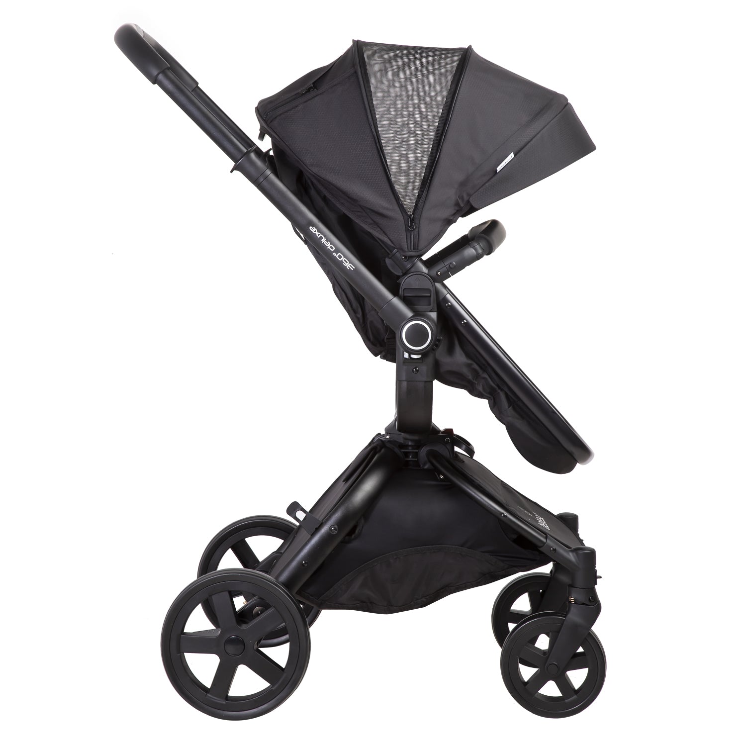 Coche Cuna travel system Deluxe 360° SX  Negro