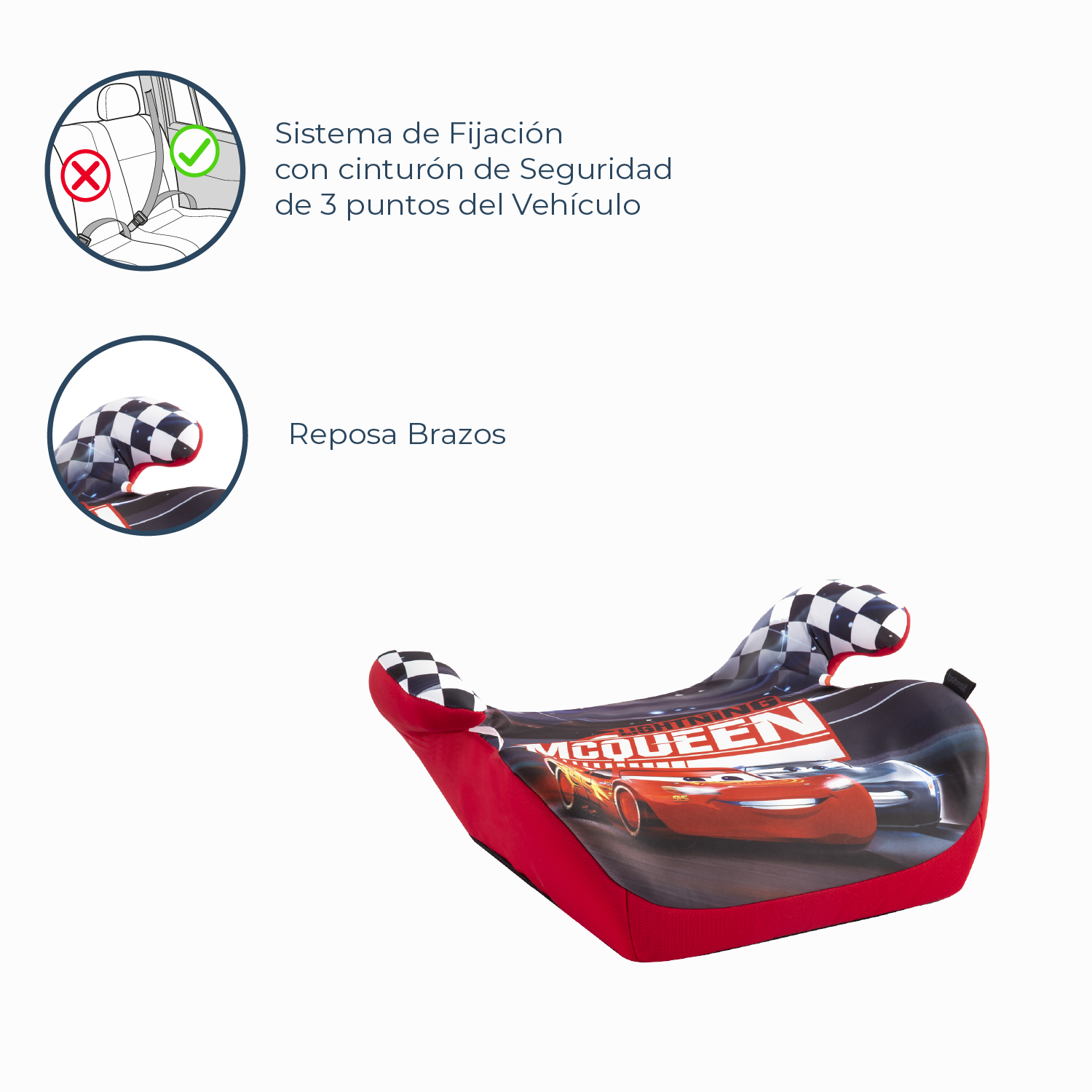 Alzador para Auto Cars Disney