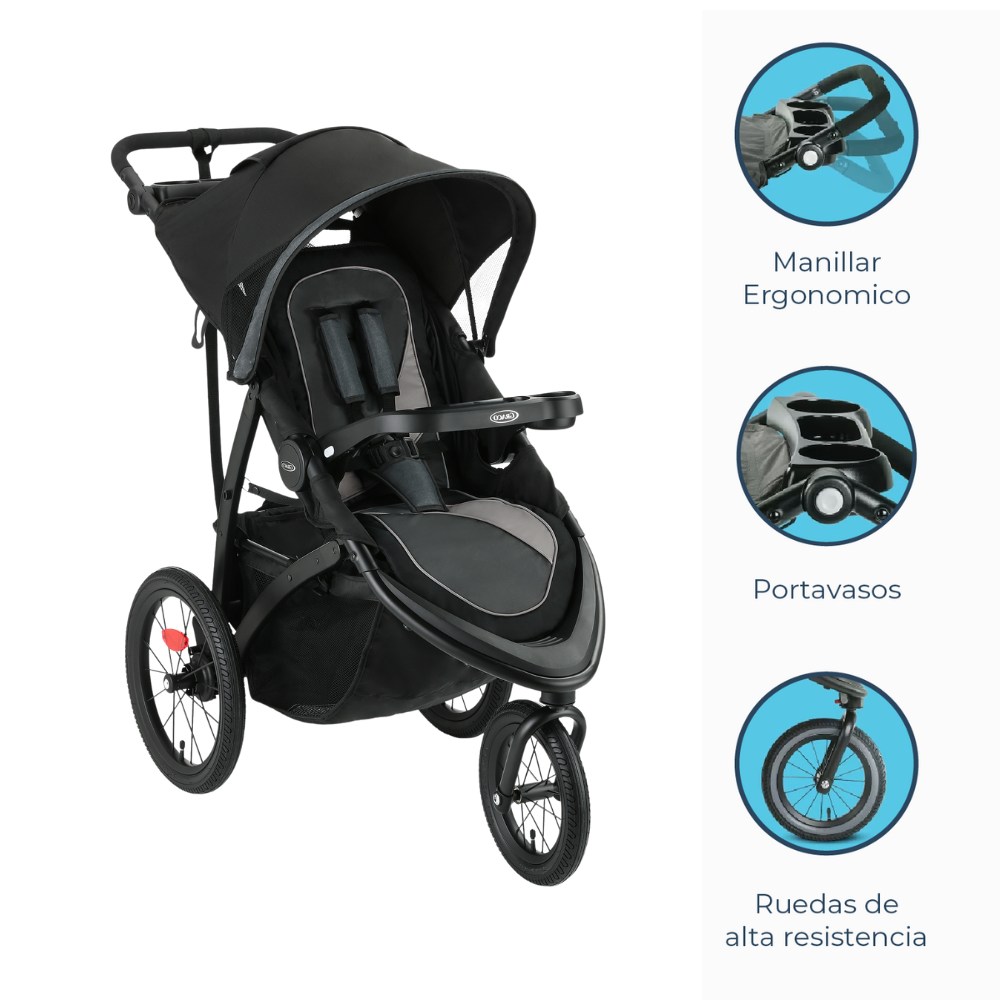 graco fastaction jogger lx stroller redmond FastAction Jogger LX Stroller Redmond Graco — Bebesit