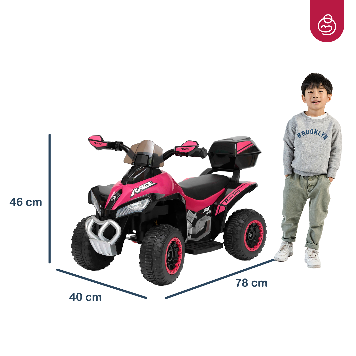 Cuatrimoto Quad Lx Rosa