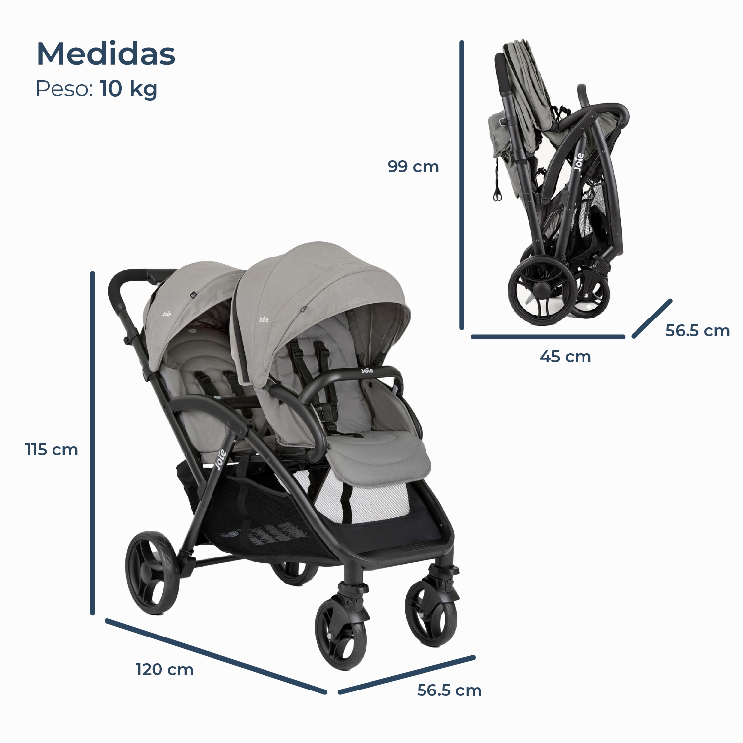 Coche Paseo Evalite Duo Pebble