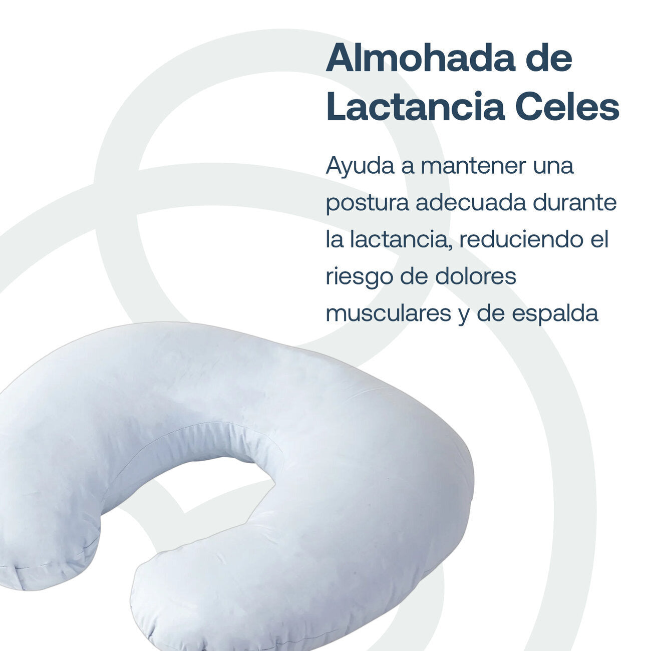 Almohada Lactancia Azul Bebesit