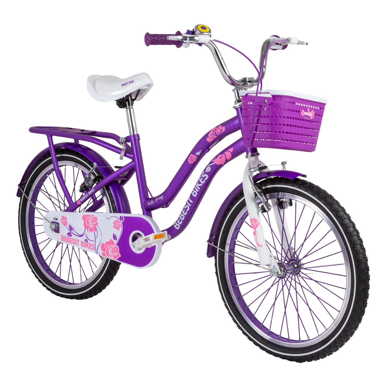 Bicicleta Infantil Queen Aro 20 Morada