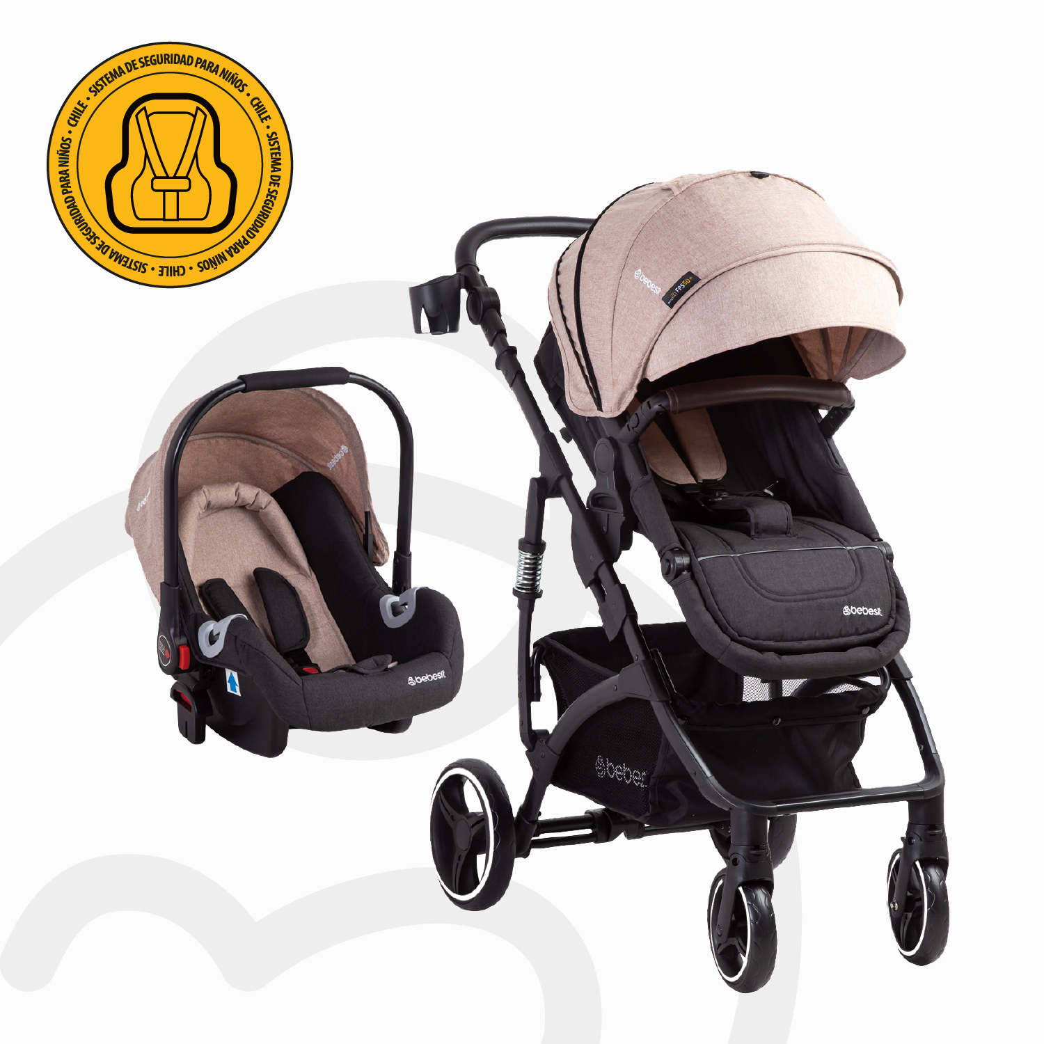 Coche Cuna travel system Explorer LX Beige