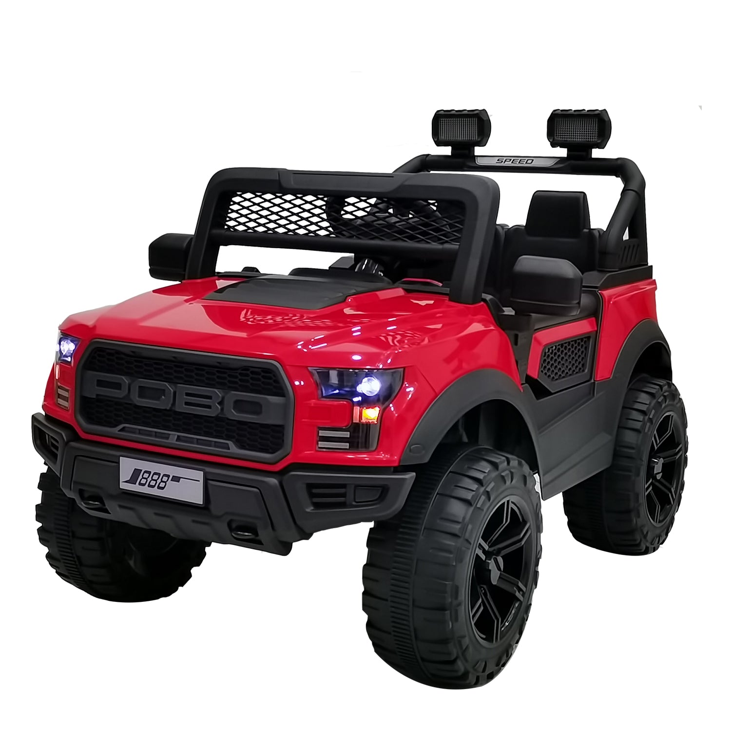 Camioneta Eléctrica FullExpedition Niños Niñas Infantil Rojo