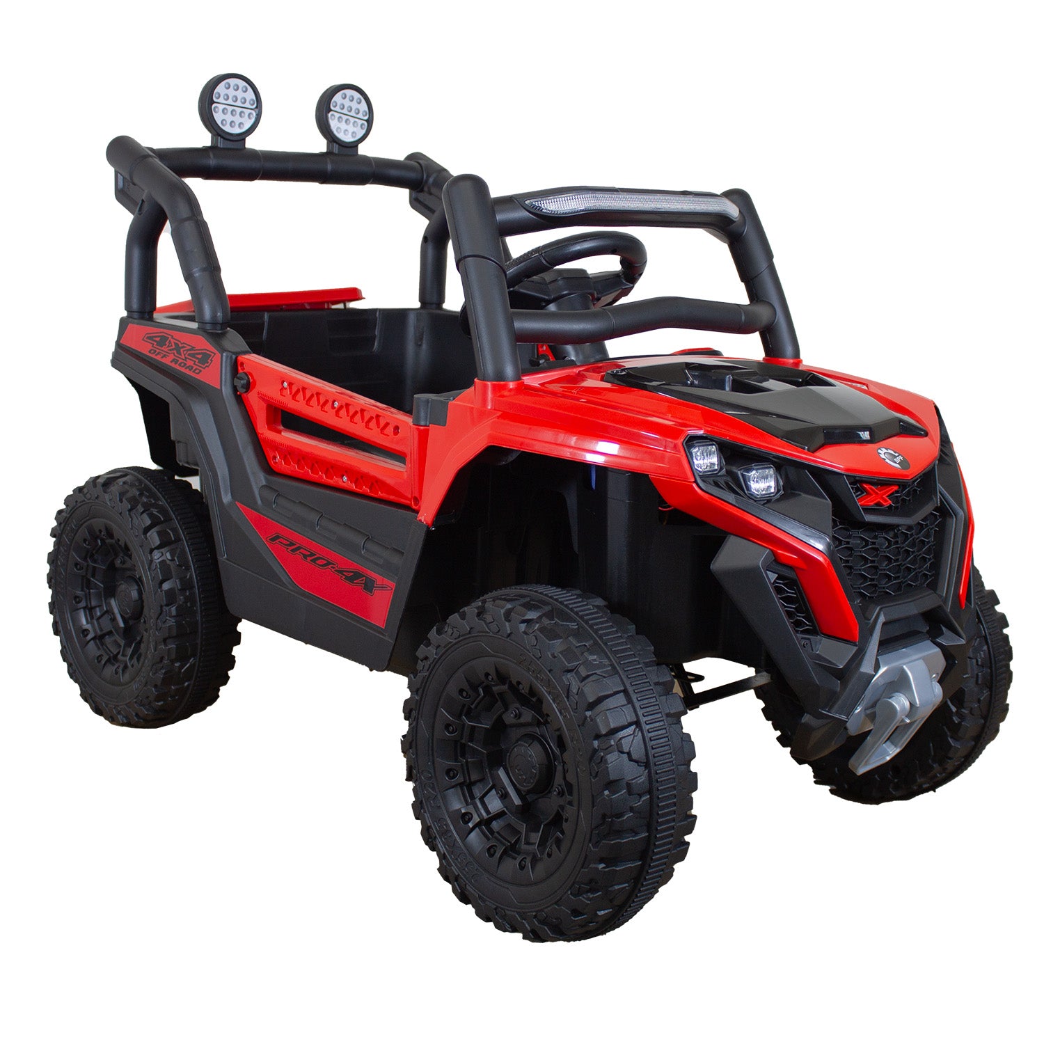 Auto Eléctrico Buggy Adventurer Niñas Niños Infantil Rojo