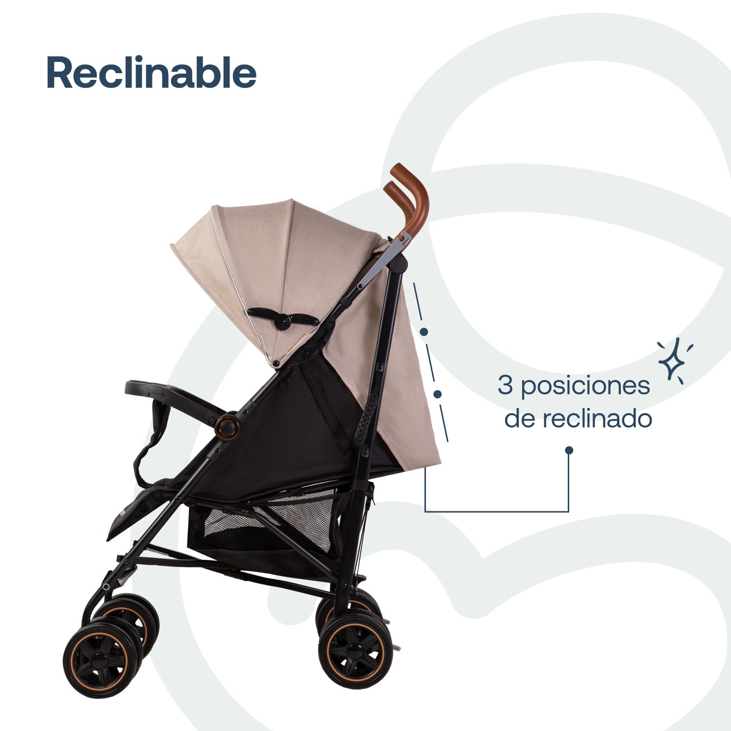 Coche Paragua Magic Ride Fiesta Beige Bebesit