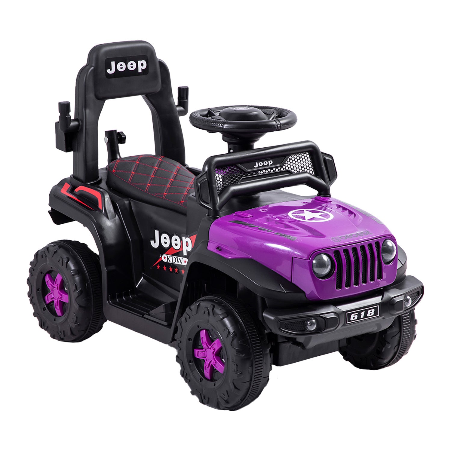 Auto Correpasillo Eléctrico Cruiser Morado Bebesit