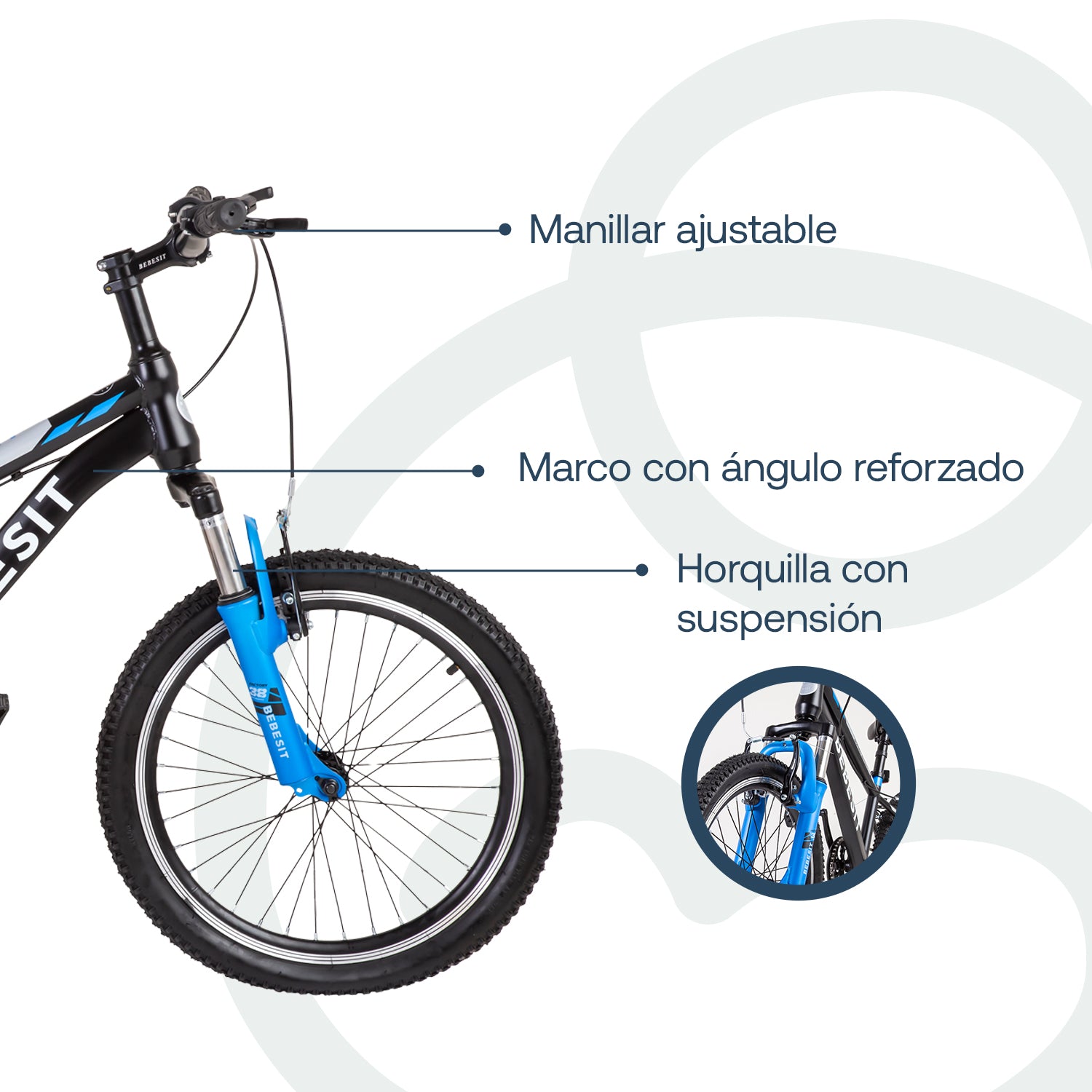 Bicicleta Infantil  Kyson Aro 20 Azul