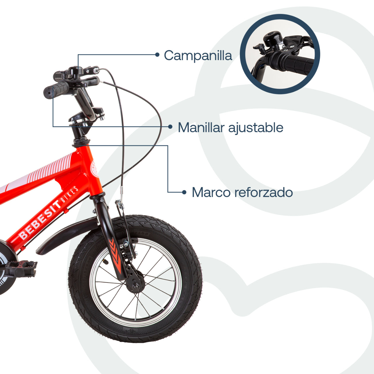 Bicicleta Infantil Canyon Aro 12 Roja