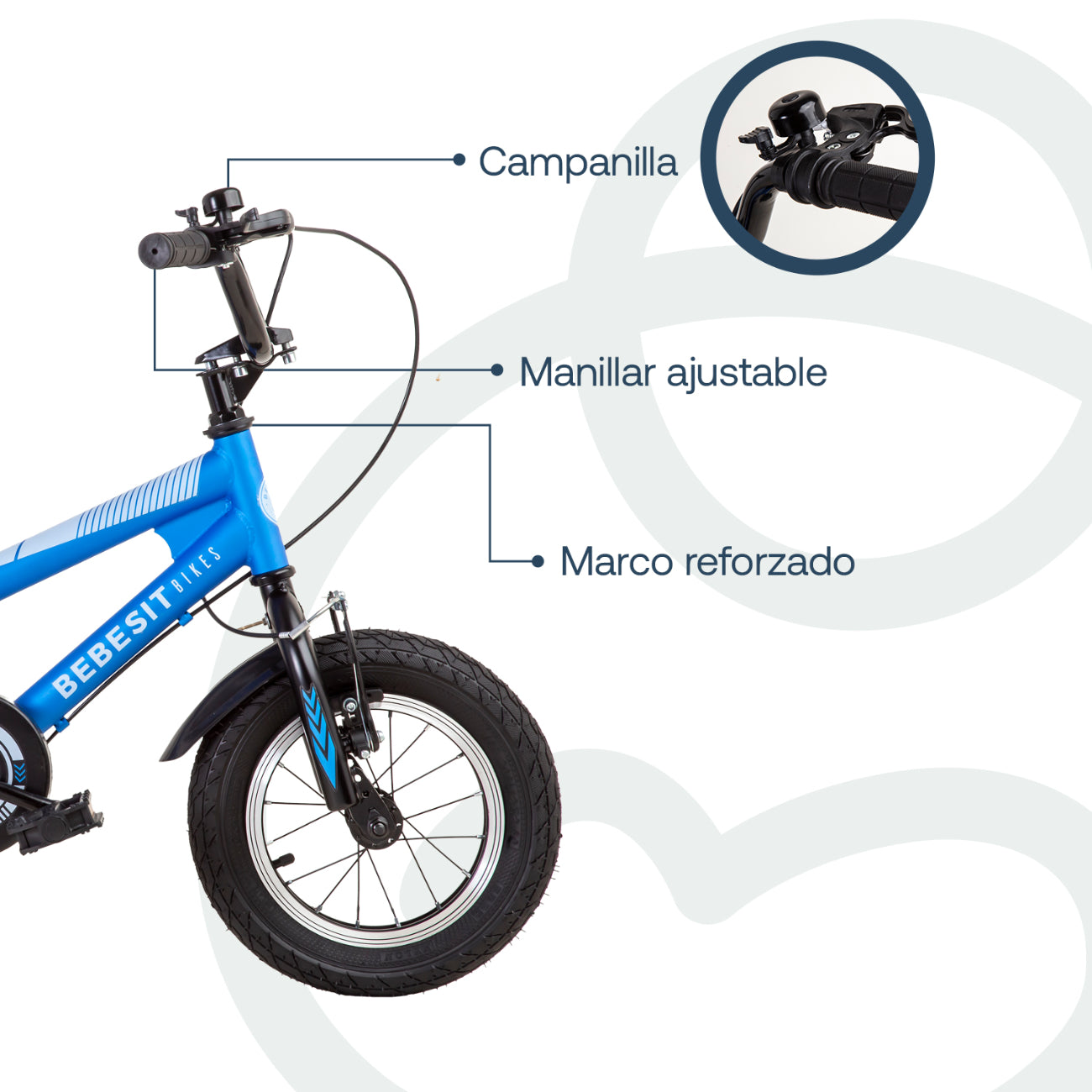 Bicicleta Infantil Canyon Aro 12 Azul