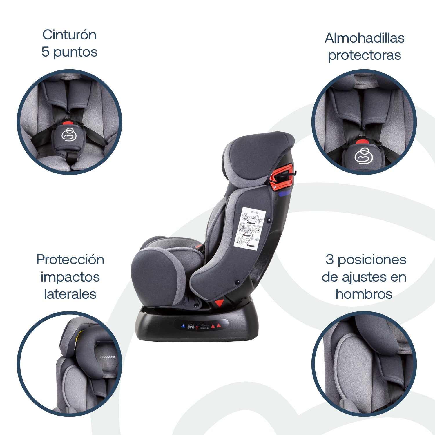 Silla de Auto Convertible Orbit LX Gris