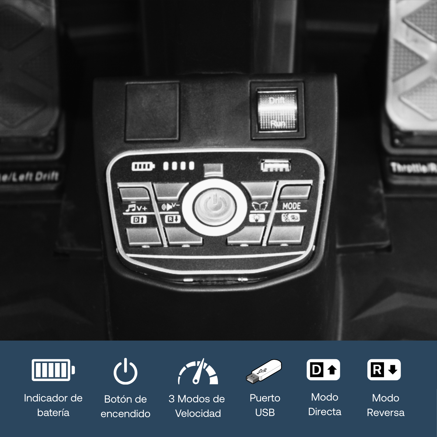 Auto Eléctrico F1 Drift Full Performance Niño Niña Rojo