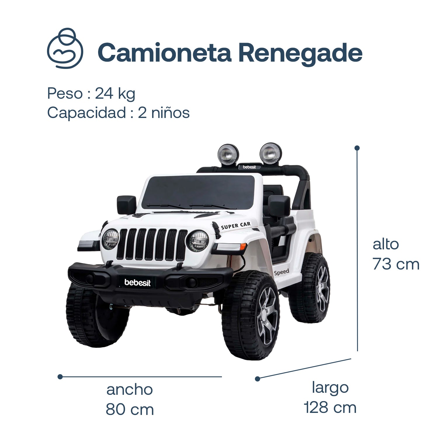 Camioneta Renegade Blanca