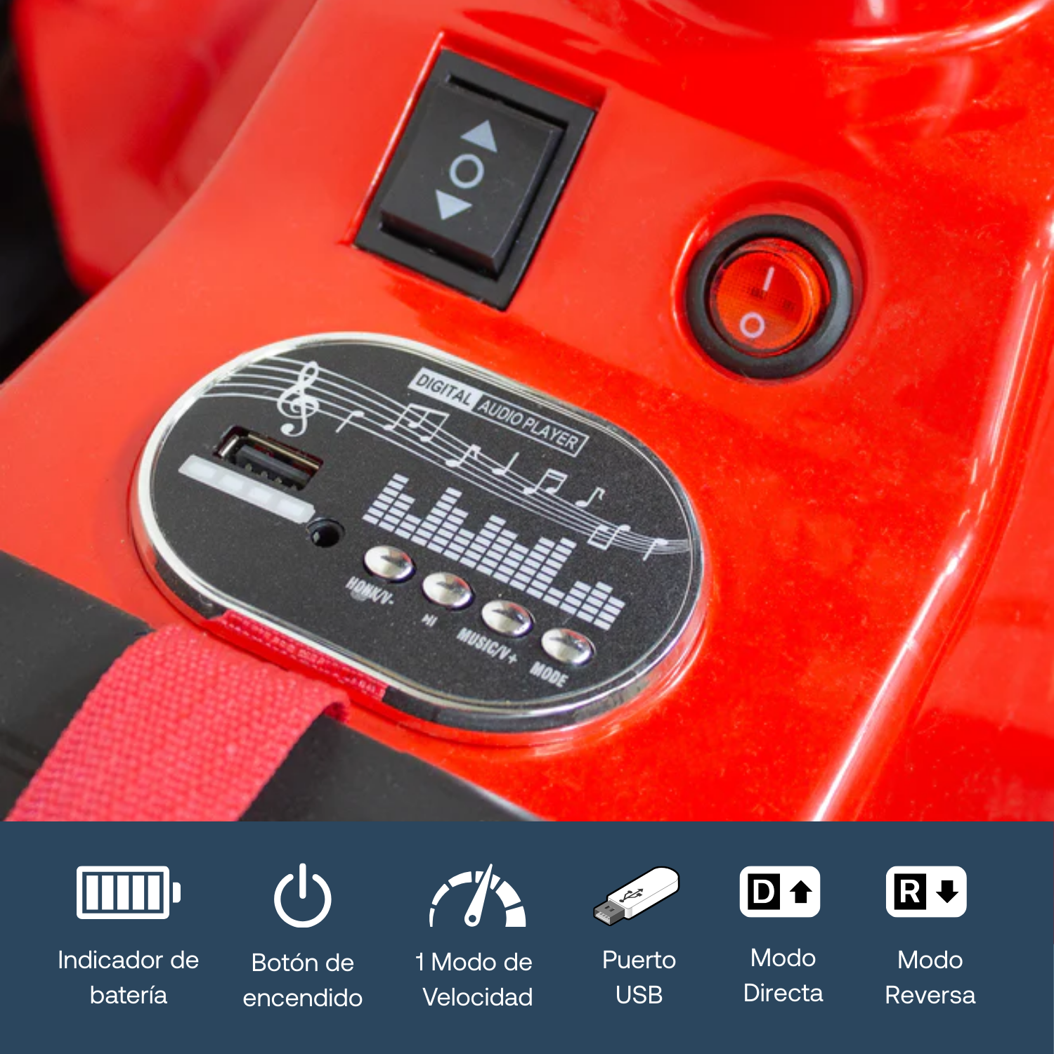 Auto Eléctrico F1 Schumi Niños Niñas Infantil Rojo