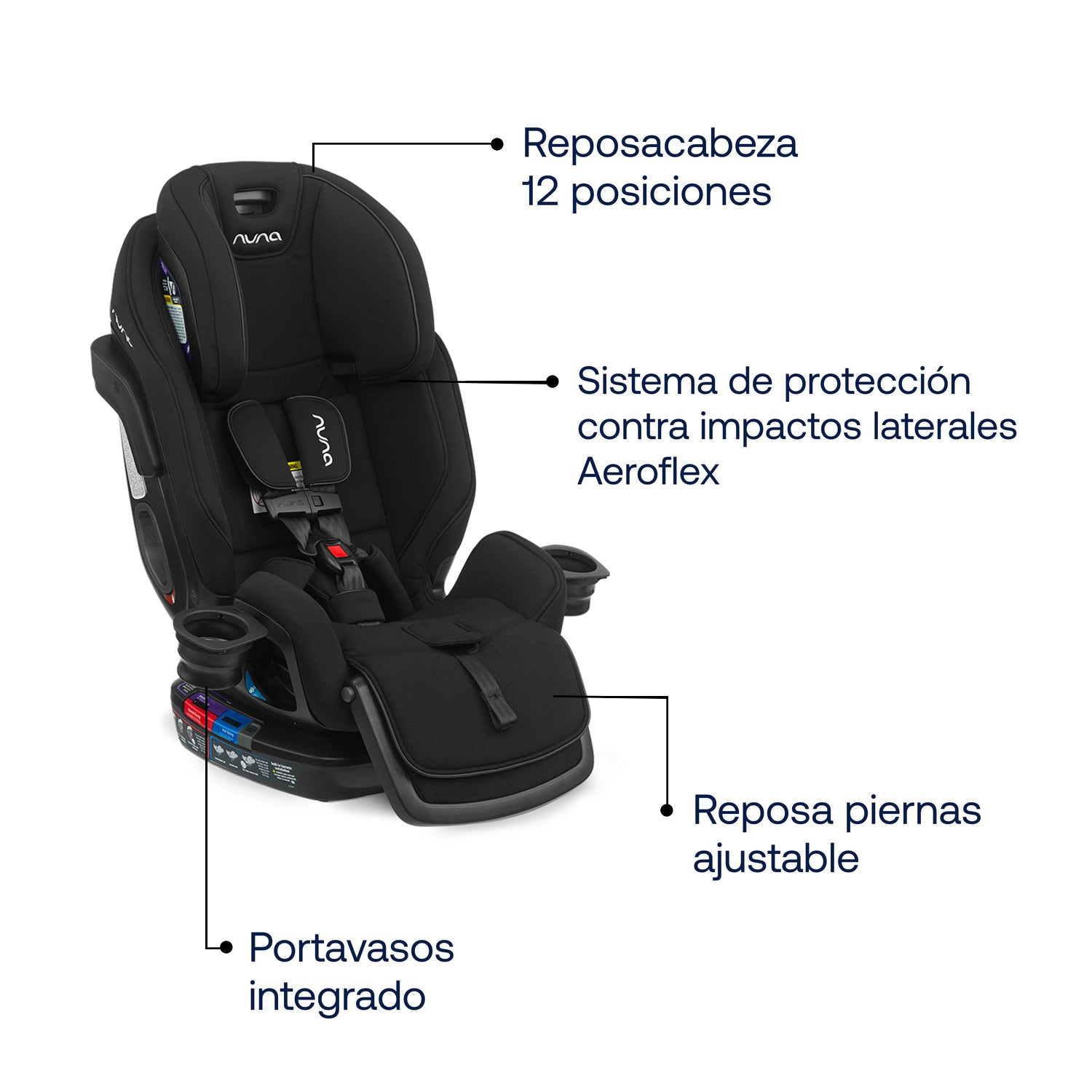 Silla de Auto Convertible Exec Caviar