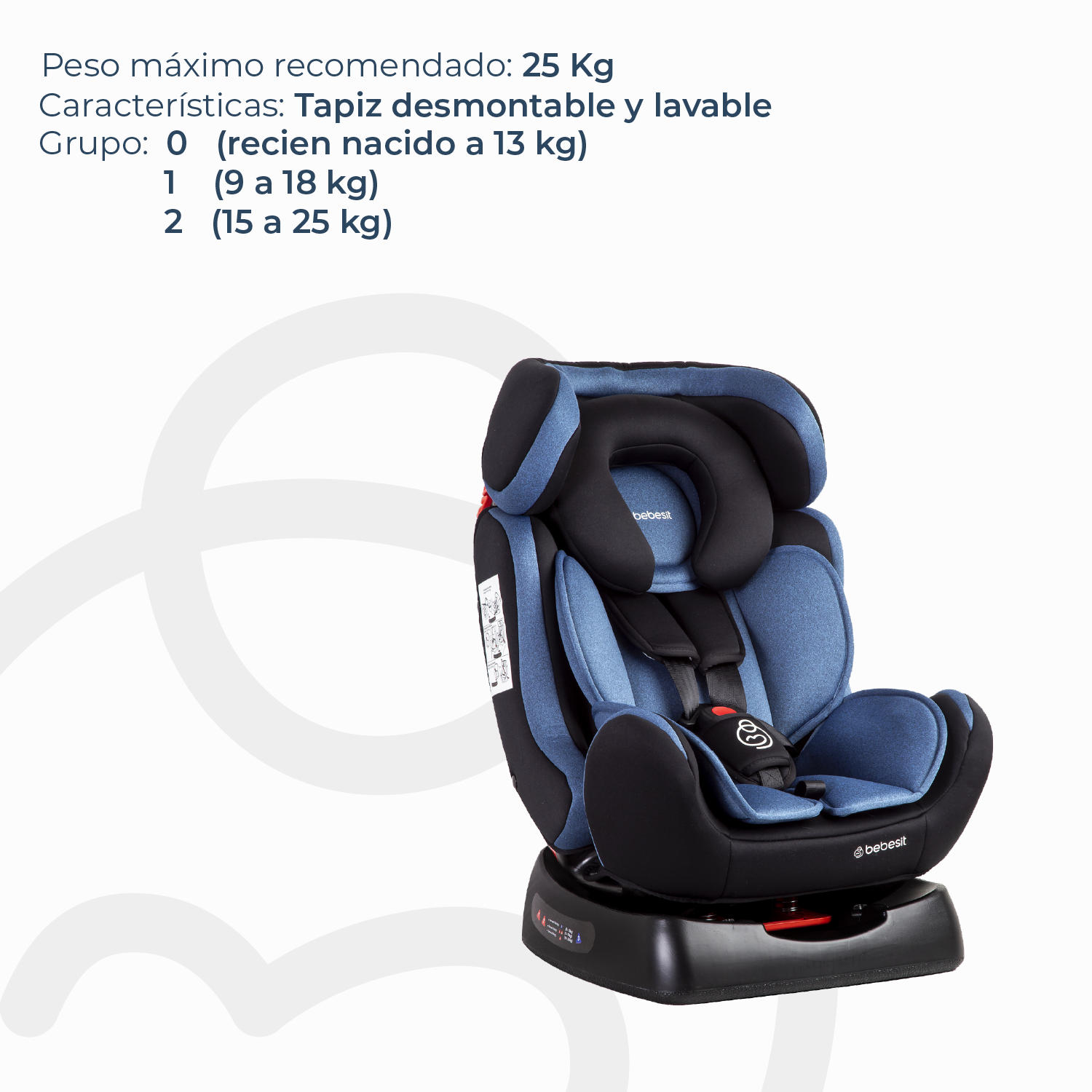 Silla de Auto Convertible Orbit LX Azul