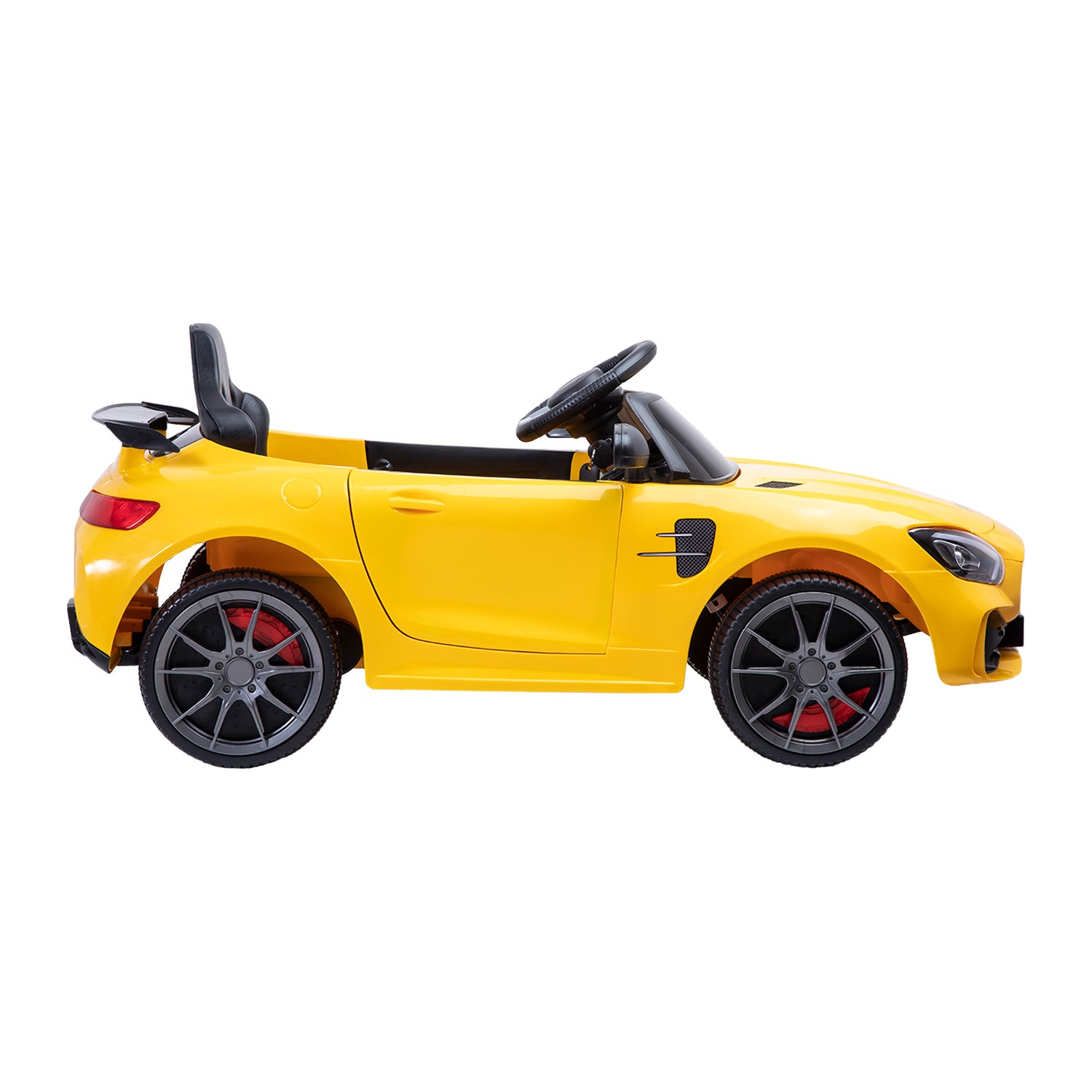 Auto a Batería Eléctrico Coupe Amarillo Bebesit
