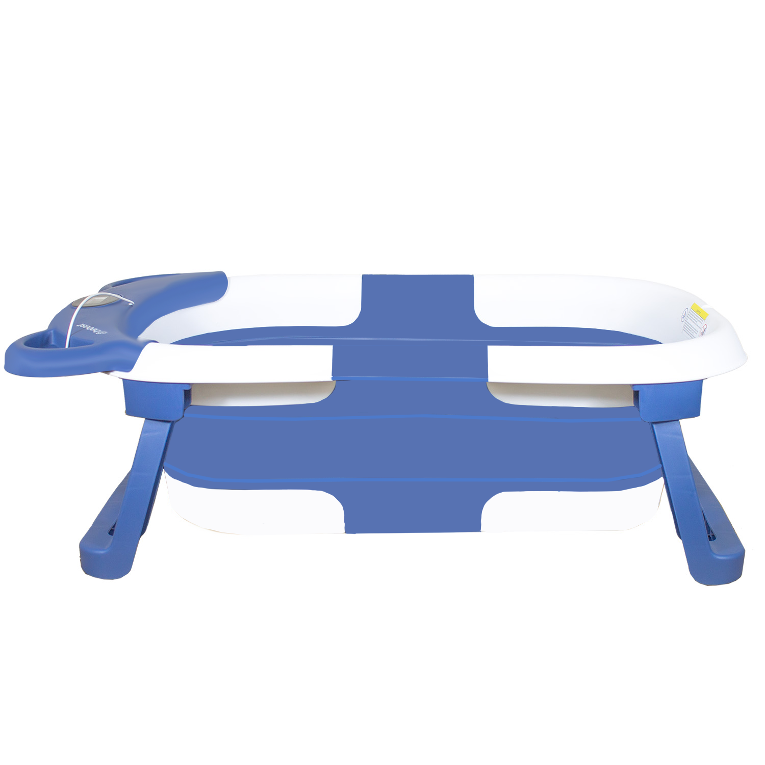 Bañera Plegable Smart Bear Viajes Bebe Azul con Termómetro