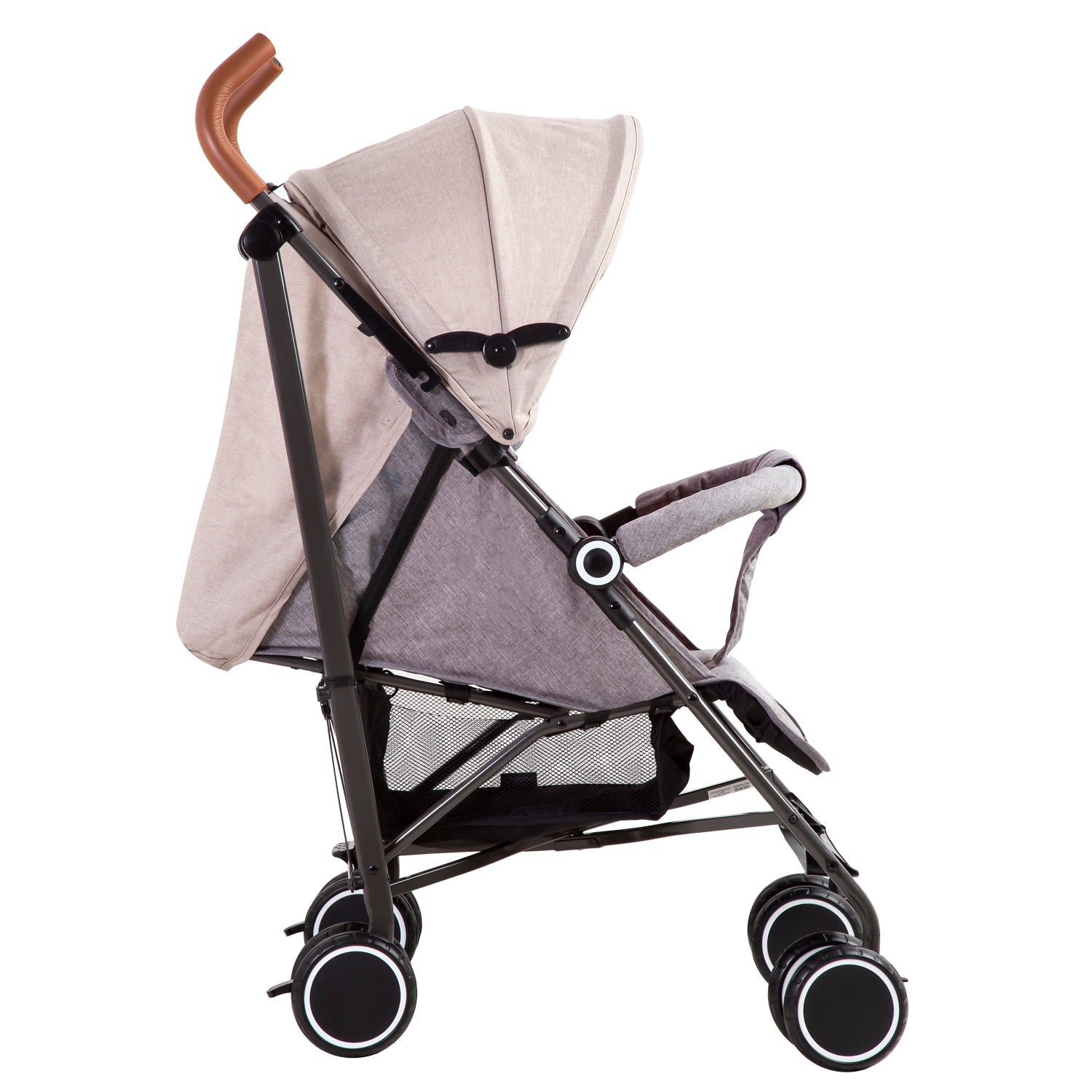 Coche Paragua Clap Melange Beige