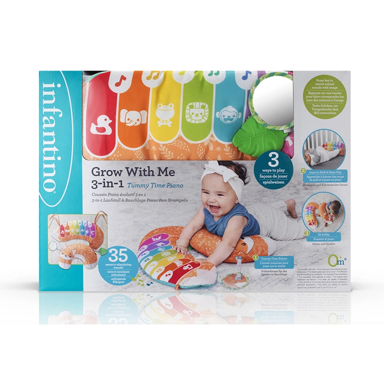 Grow with me 3 in 1 Tummy Time Piano Fox