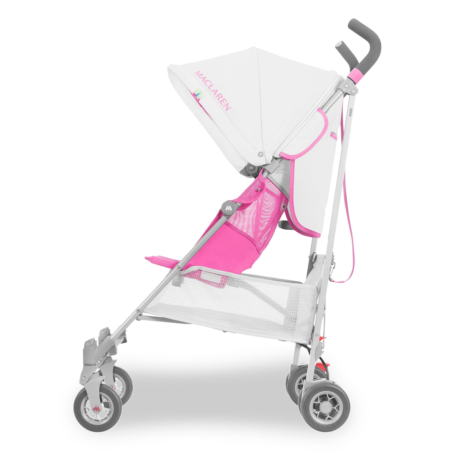 Coche Premium MacLaren Volo Silver/Azalea