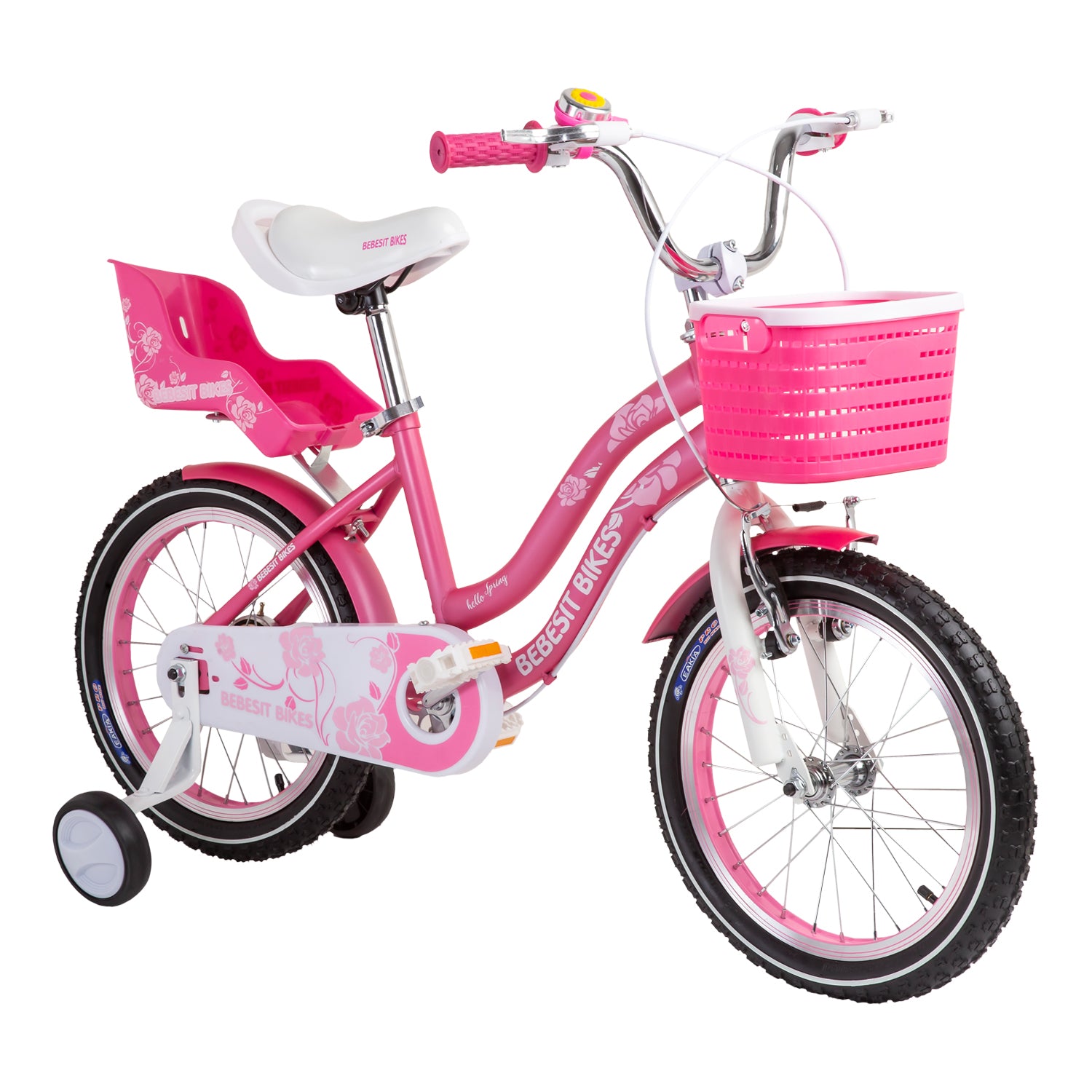 Bicicleta Infantil Queen Aro 16 Rosada