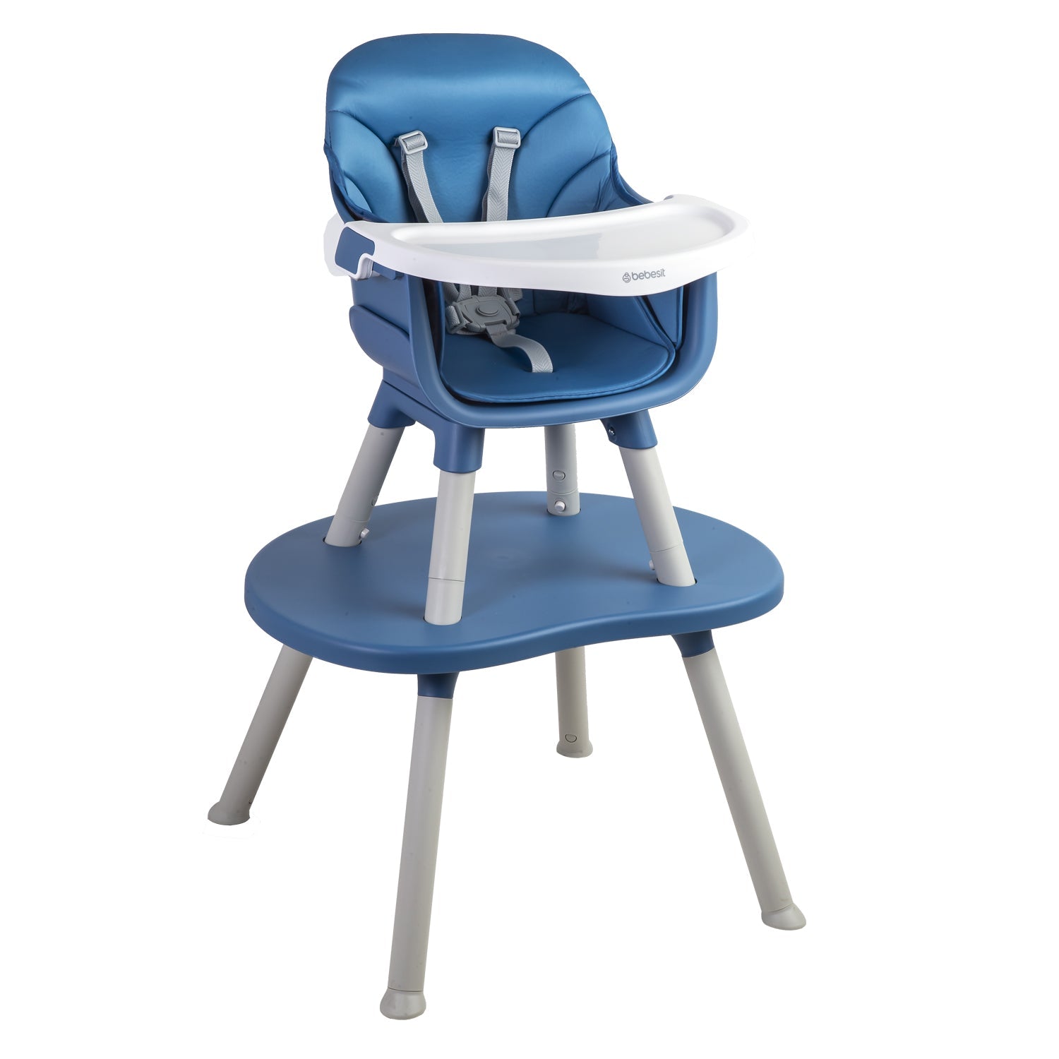 Silla de Comer Baby Desk 4 en 1 Celeste