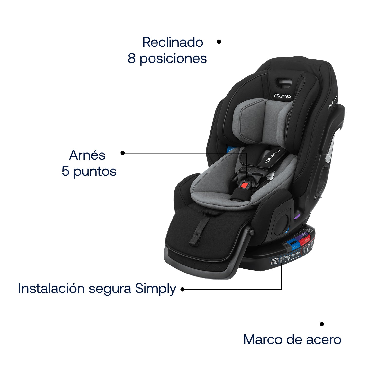 Silla de Auto Convertible Exec Caviar