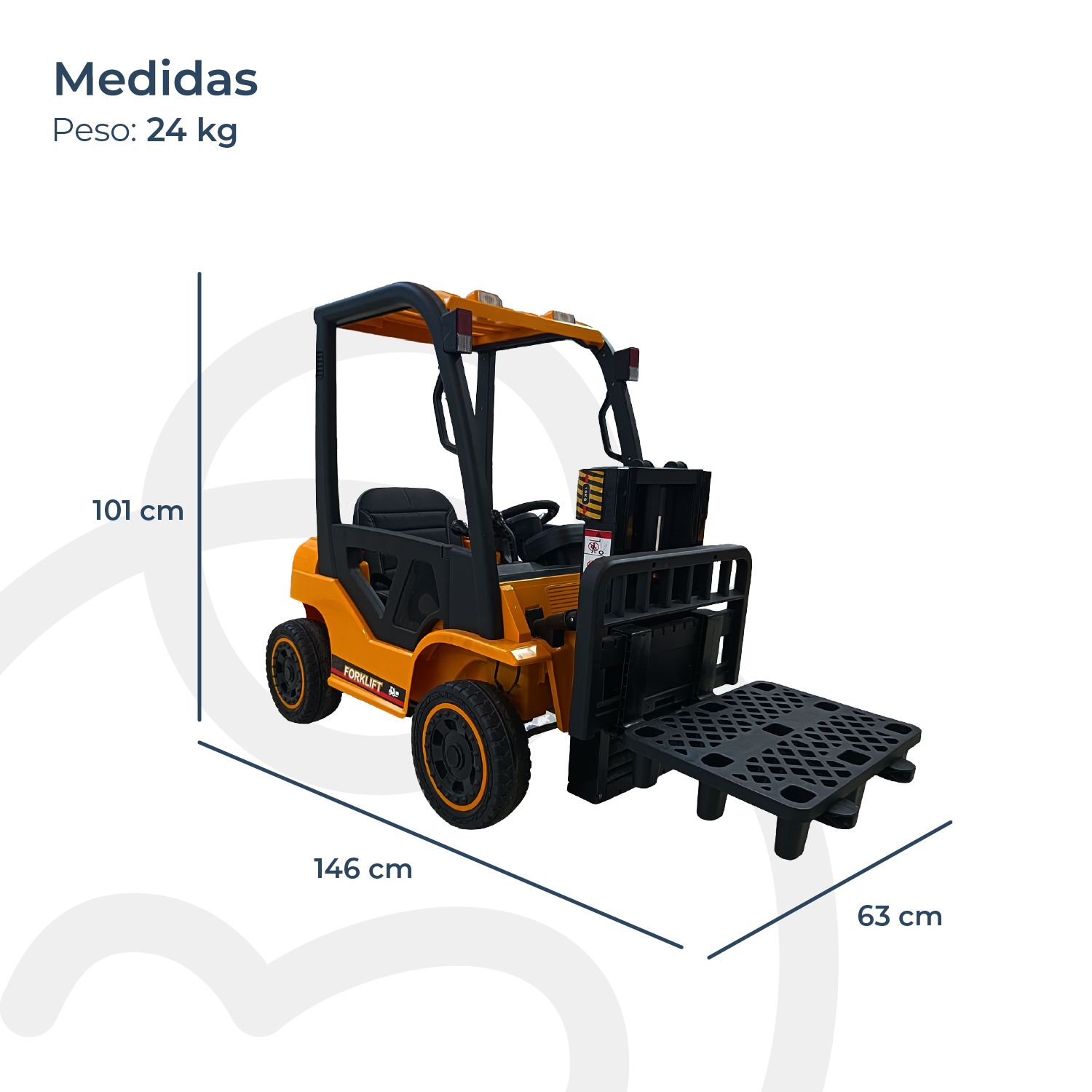Grua Horquilla Amarilla