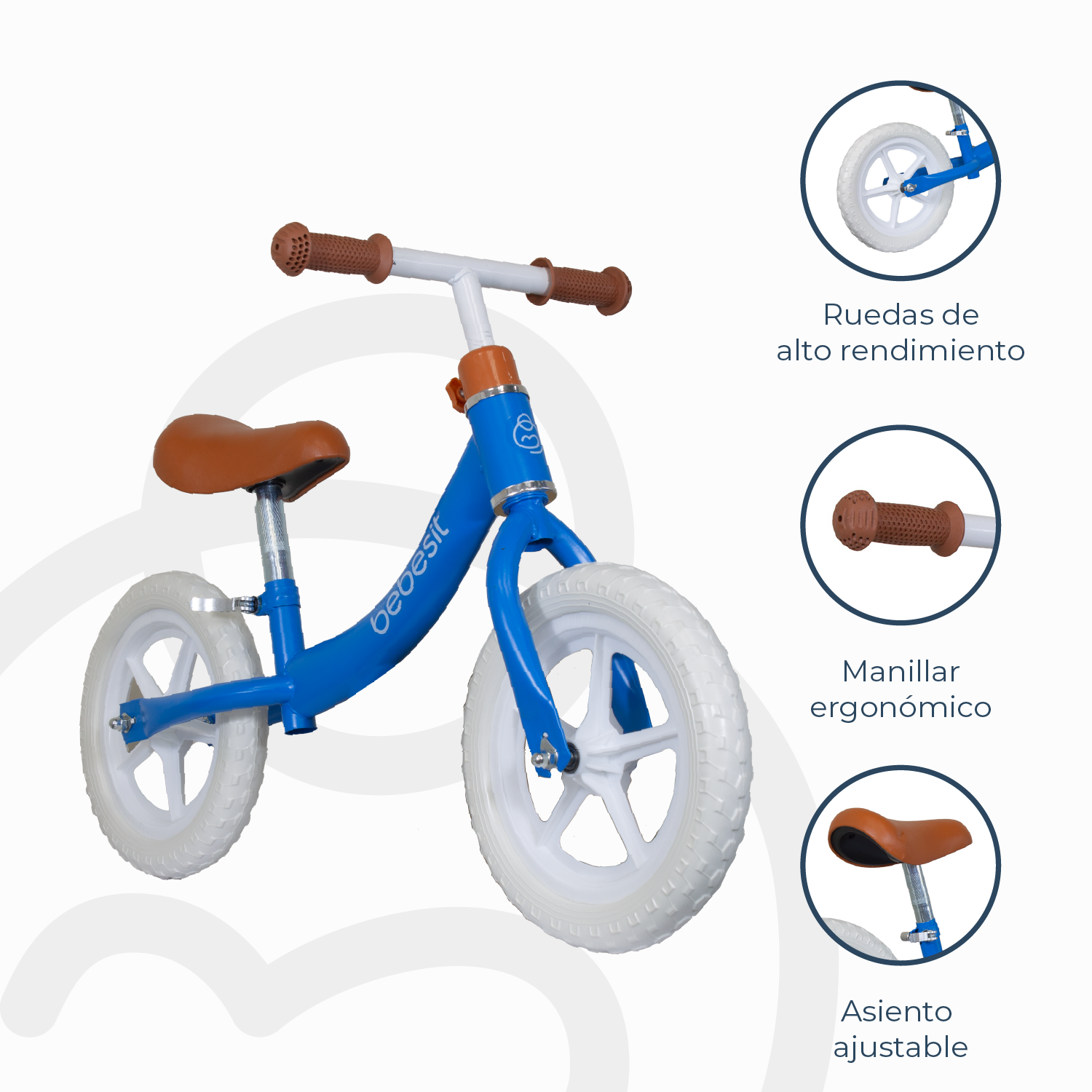 Bicicleta De Aprendizaje Ride Azul Bebesit