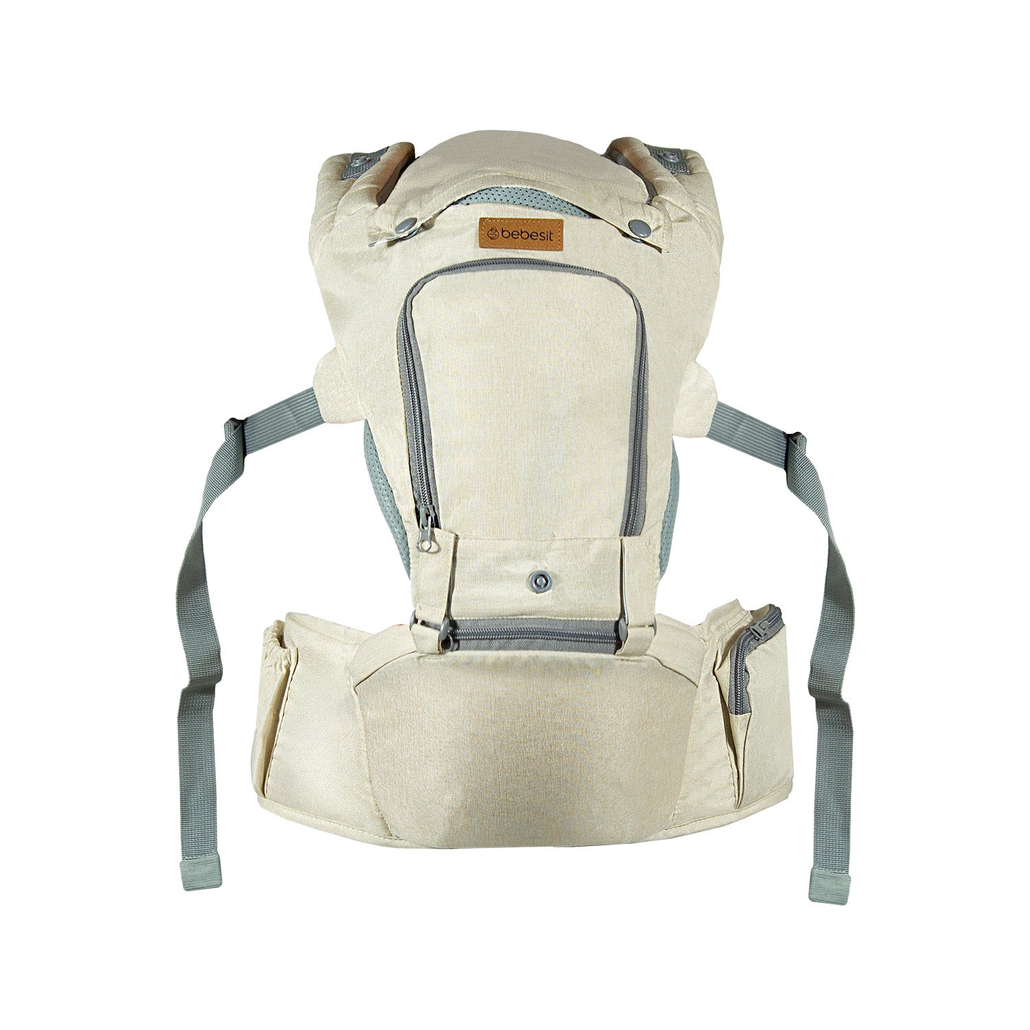Porta Bebe Arnés con asiento cuidados cadera Hip Seat Beige