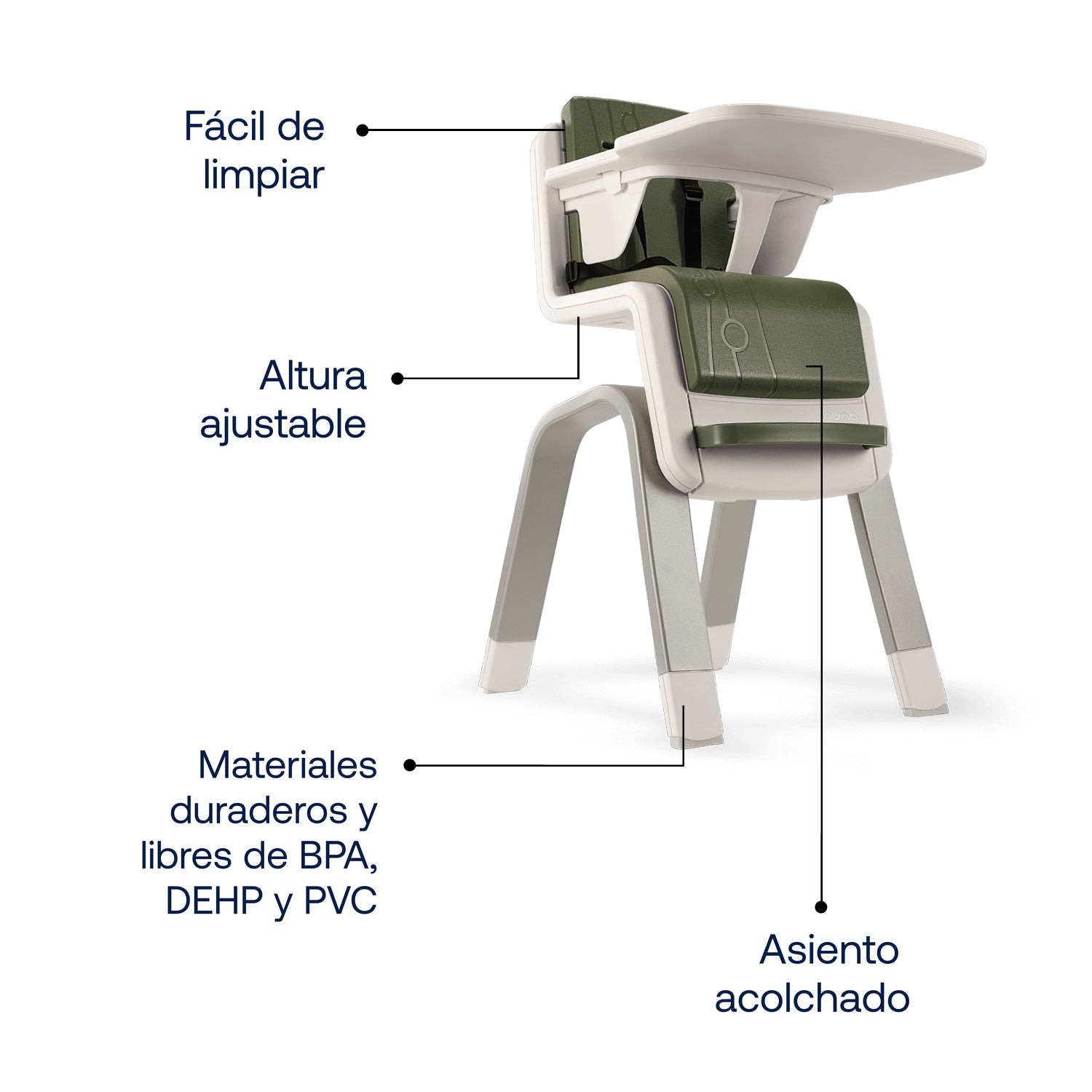 Silla de Comer Zaaz Pine