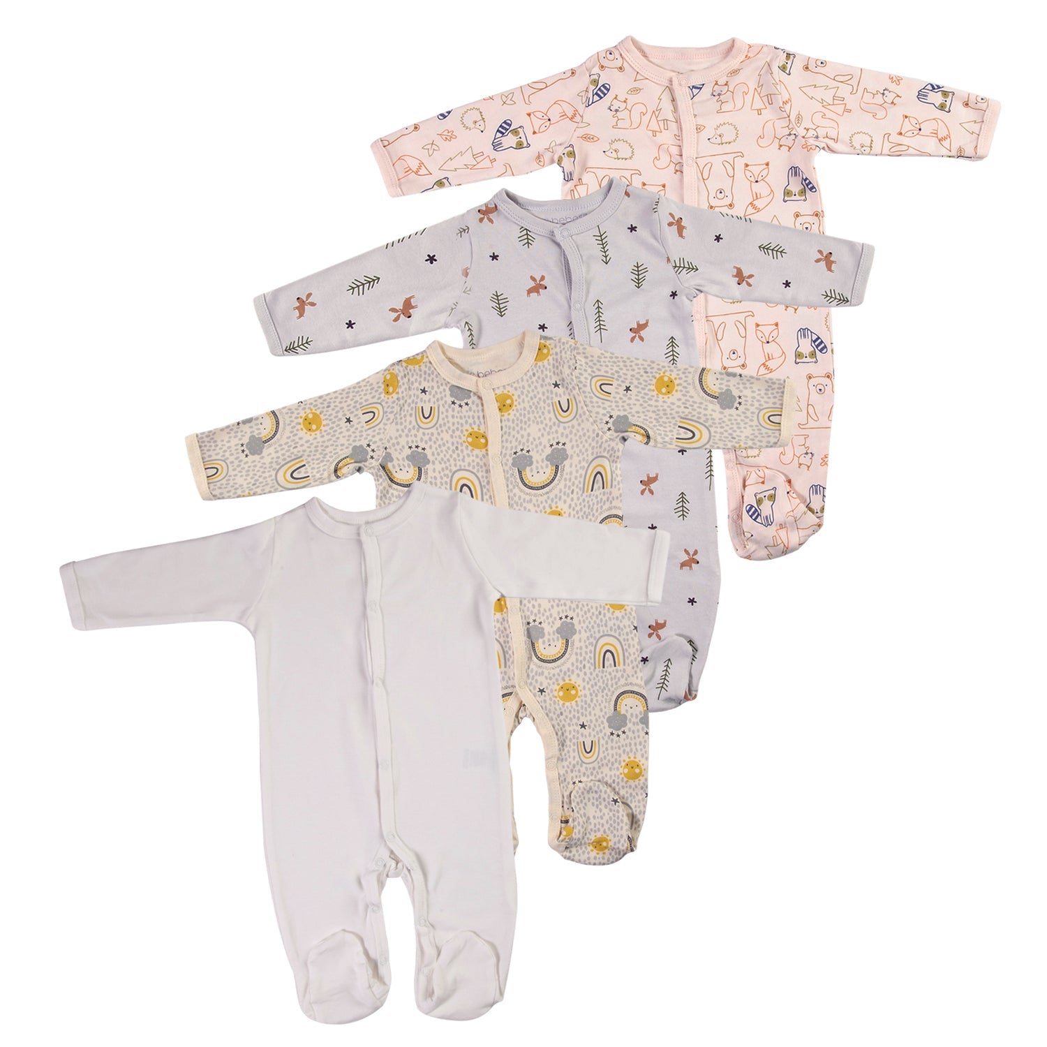 Pack de 4 Pijamas unisex 18-24M