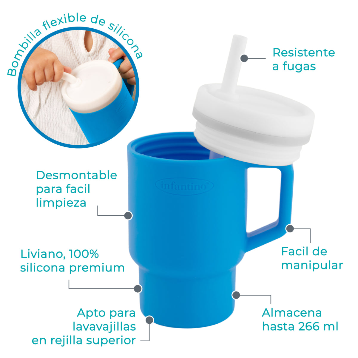 Vaso Entrenamiento My 1st Tumbler Ocean