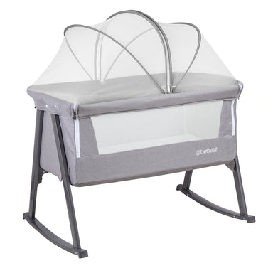 Cuna Moisés Balancín con Mosquitero Gris B...