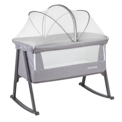 Cuna Moisés Balancín con Mosquitero Gris Bebesit