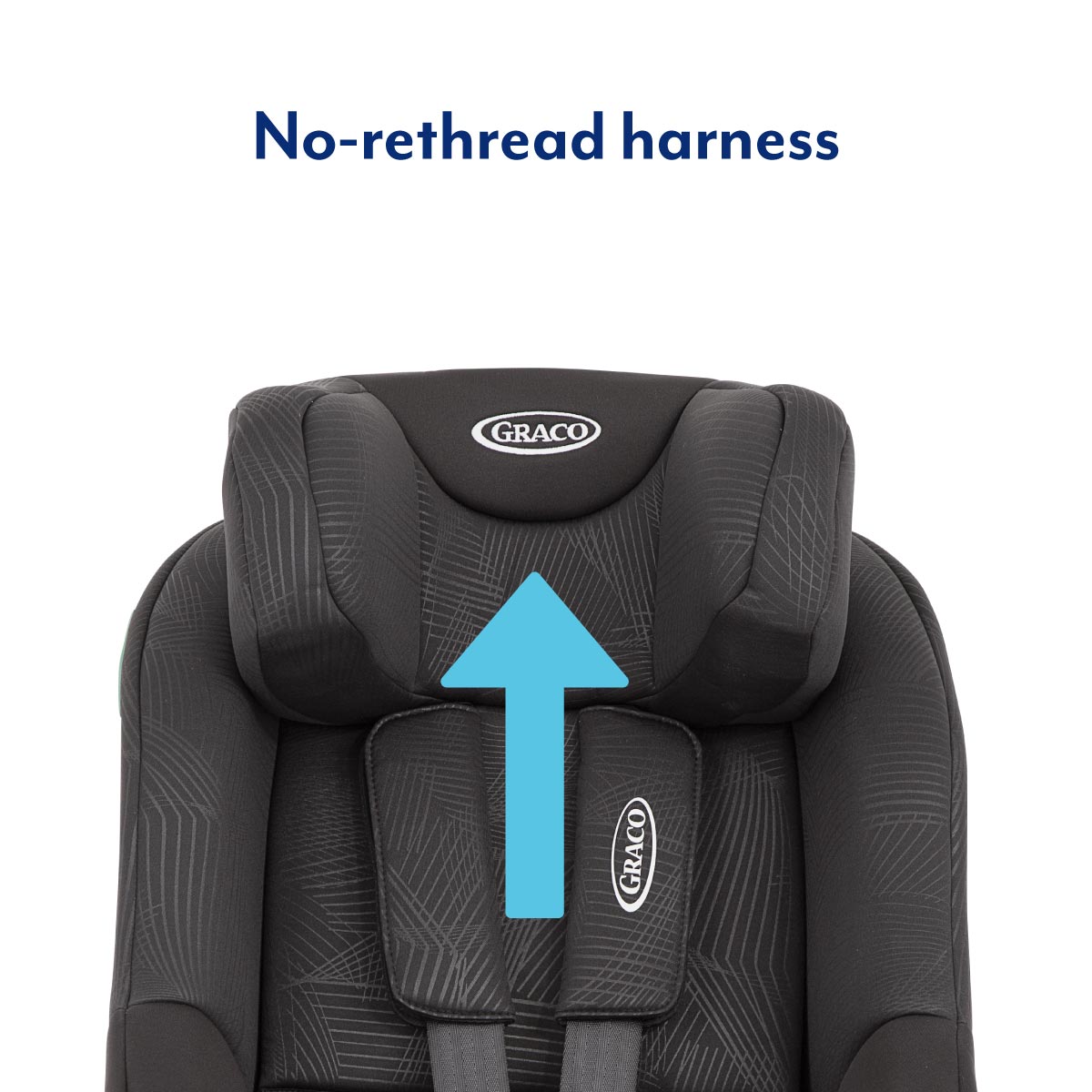 Silla de Auto Convertible 2en1 Extend LX R129 Midnight Graco