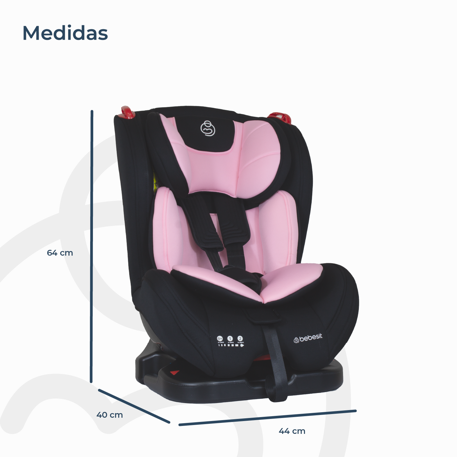 Silla de Auto Convertible Ara Next Rosa