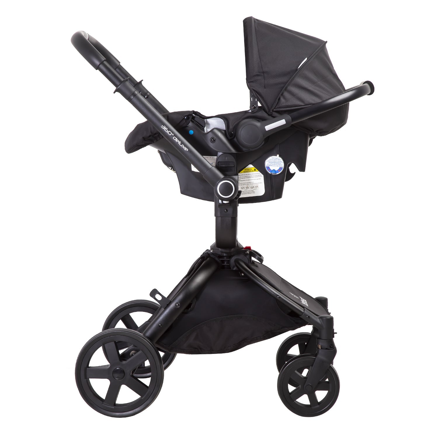 Coche Cuna travel system Deluxe 360° SX  Negro